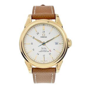Omega De Ville 18k Yellow Gold Silver Dial 39mm Automatic Men’s Watch 4633.30.31